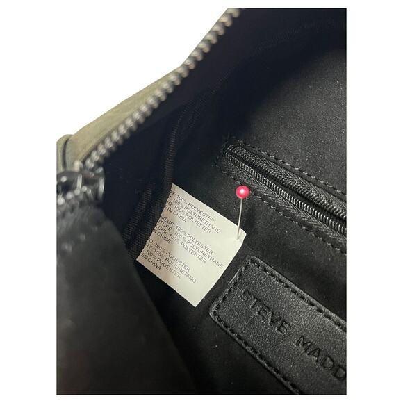 New Steve Madden Backpack Crossbody Camouflage Convertible Purse Black Green - Picture 13 of 15